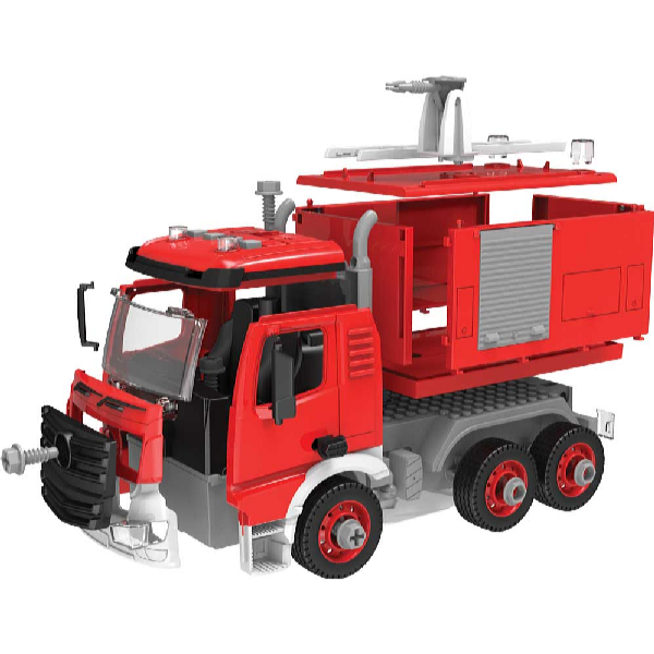 Kids World Set de construcție LOGIS AUTO pompieri