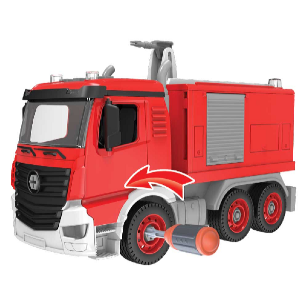 Kids World Set de construcție LOGIS AUTO pompieri