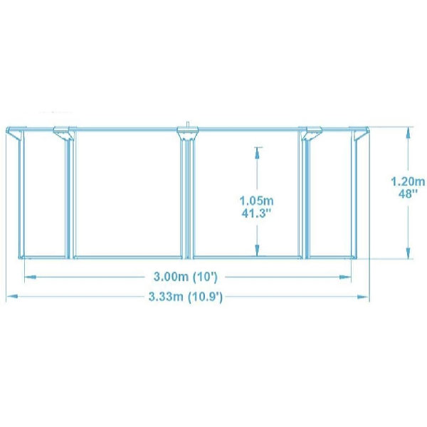 Bestway Piscină Hydrium 3 x 1,2 m cu accesorii