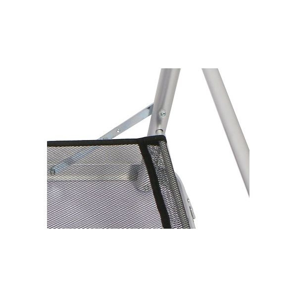 Garden King Masă de camping pliabilă cu plasă de depozitare 90 x 72 x 60 cm