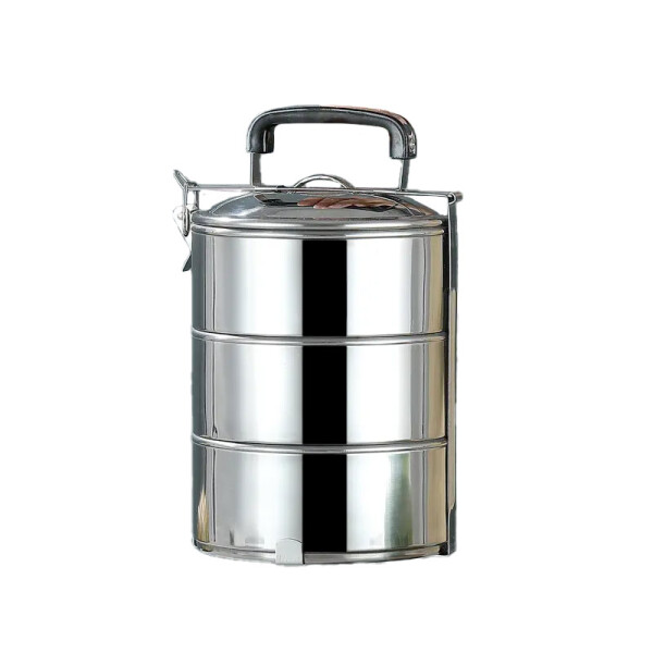 De Gusto Caserolă alimentară din oțel inoxidabil 3 x 0,9 l