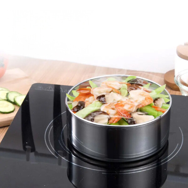 De Gusto Caserolă alimentară din oțel inoxidabil 4 x 0,9 l