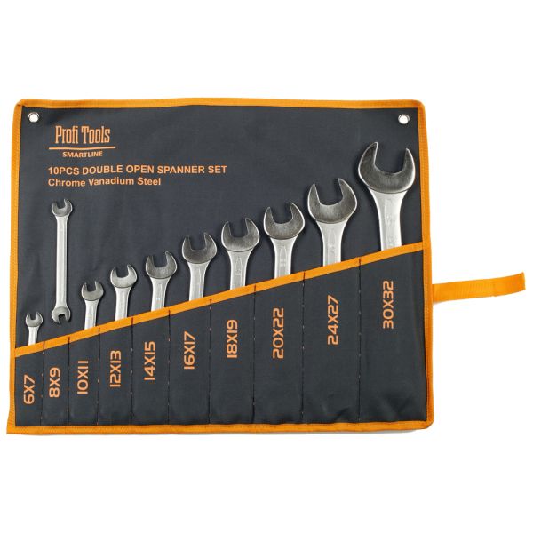 Profi Tools Set de chei plate 10 buc
