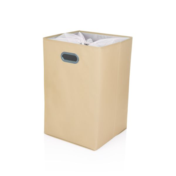 HomeLife Coș textil pentru rufe 62 l, bej