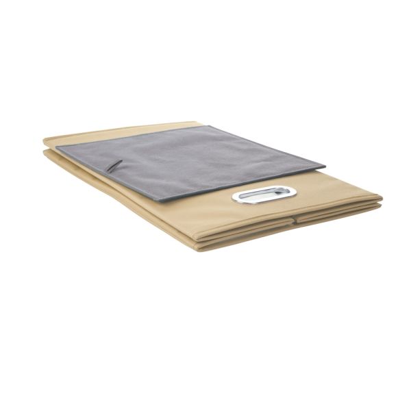 HomeLife Coș textil pentru rufe 62 l, bej