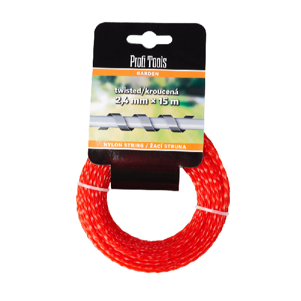 Profi Tools Fir de tăiere pentru motocoasă 2,4 mm, 15 m