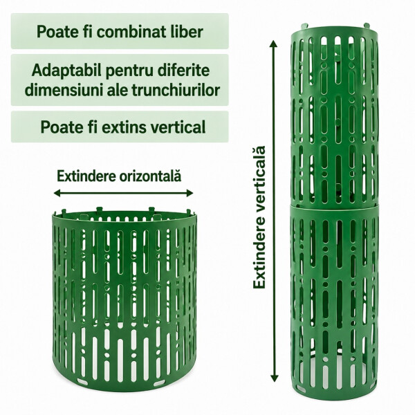 Garden King Protecții pentru trunchiul pomilor - set 3 buc.