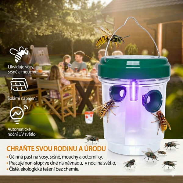 Garden King Capcană solară pentru insecte LumiNox SD-SL2028