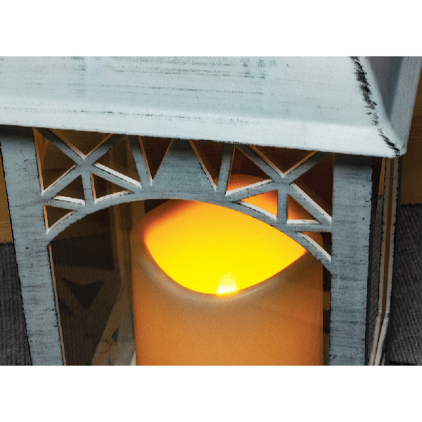 HomeLife Felinar decorativ LED, alb ZK6119