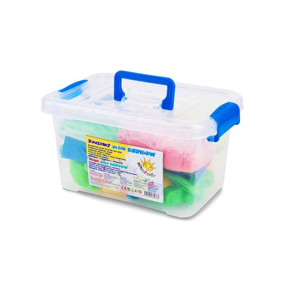 Kids World Cutie cu nisip magic RAINBOW 2 x 500 g
