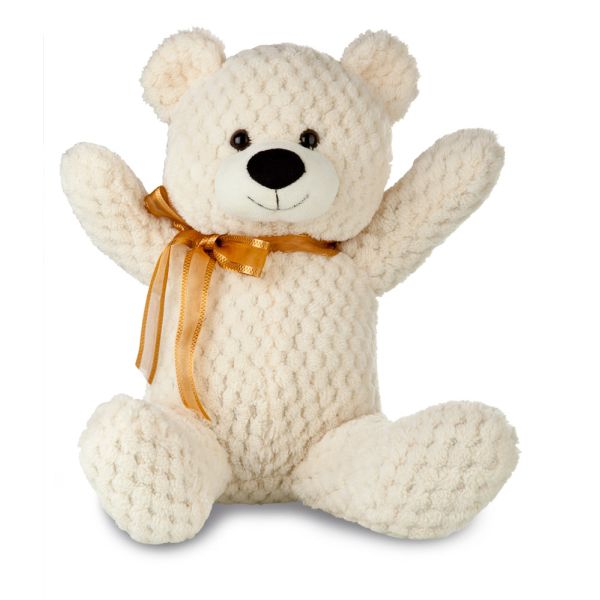 Kids World Ursuleț de pluș 31 cm crem
