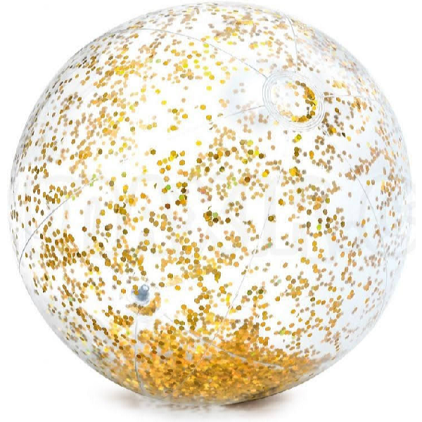 Intex Minge de plajă gonflabilă Glitter Beach 71 cm auriu
