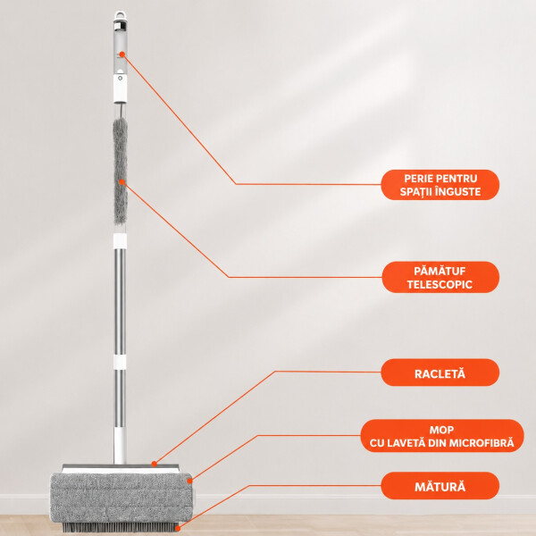 MAXXX Mop plat multifuncțional 5 în 1