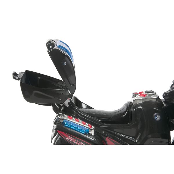 Kids World Motocicletă electrică pentru copii Rallye neagră
