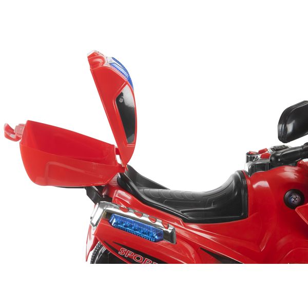 Kids World Motocicletă electrică pentru copii Rallye roșie