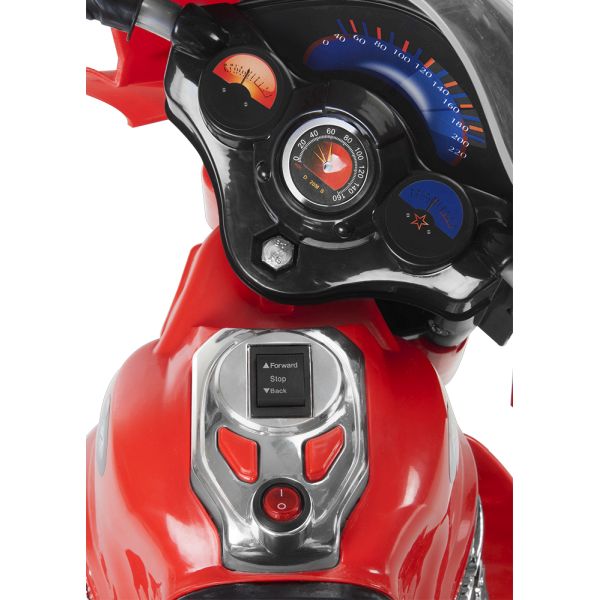 Kids World Motocicletă electrică pentru copii Rallye roșie