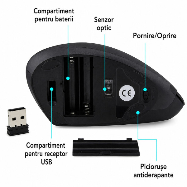 Platinium Mouse vertical wireless WL5