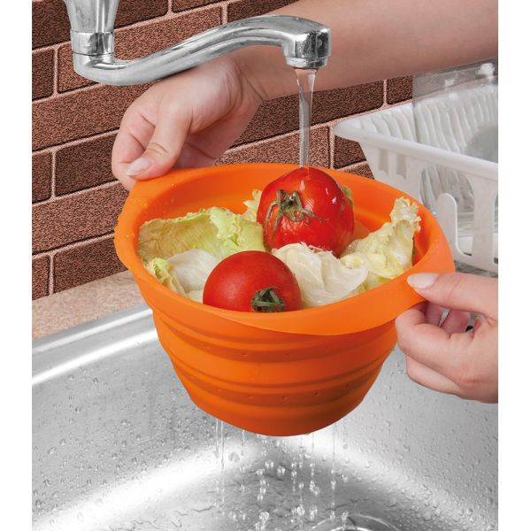 De Gusto Strecurătoare pliabilă din silicon 19,5 cm