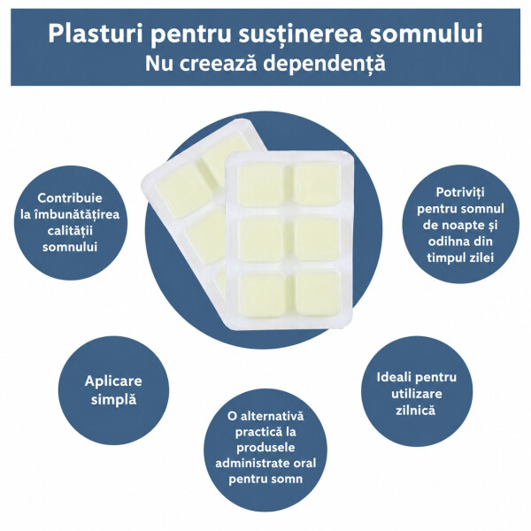 Wellife Plasturi pentru susținerea somnului, 30 buc