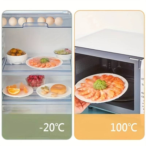 De Gusto Folie elastică de unică folosință pentru acoperirea alimentelor - 100 buc