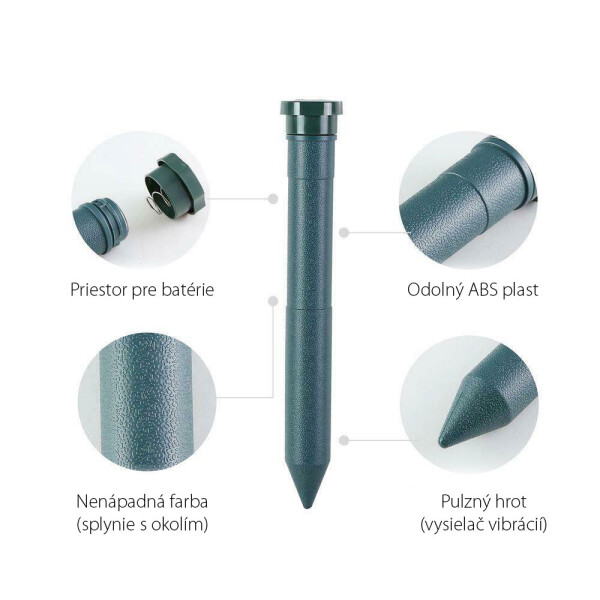 Garden King Aparat anti cârtițe și rozătoare cu baterii SPIKE SD-SL194