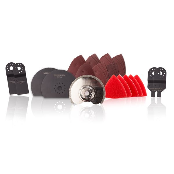 Profi Tools Set de accesorii pentru unealtă multifuncțională Opravator - 52 piese