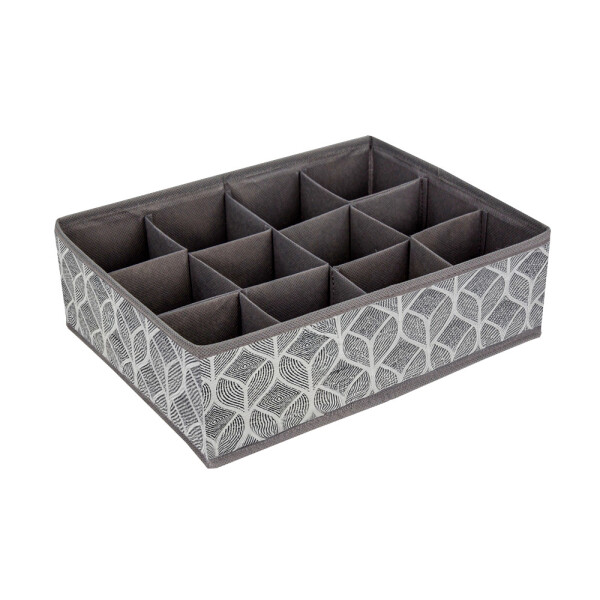 HomeLife Organizator sertar cu 12 compartimente, model cu frunze