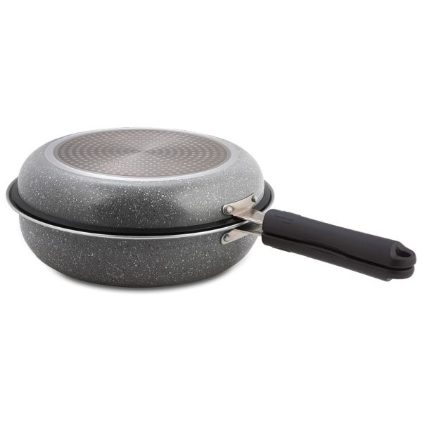 De Gusto Tigaie dublă DOUBLEPAN 2în1, 27 cm și 29 cm
