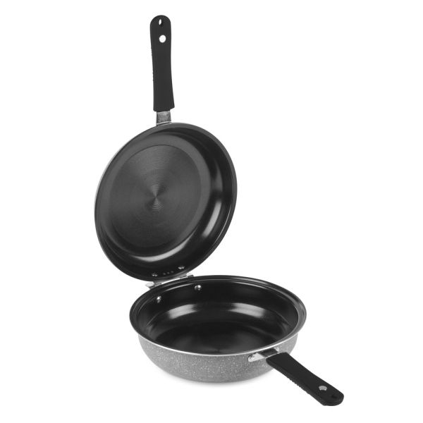 De Gusto Tigaie dublă DOUBLEPAN 2în1, 27 cm și 29 cm
