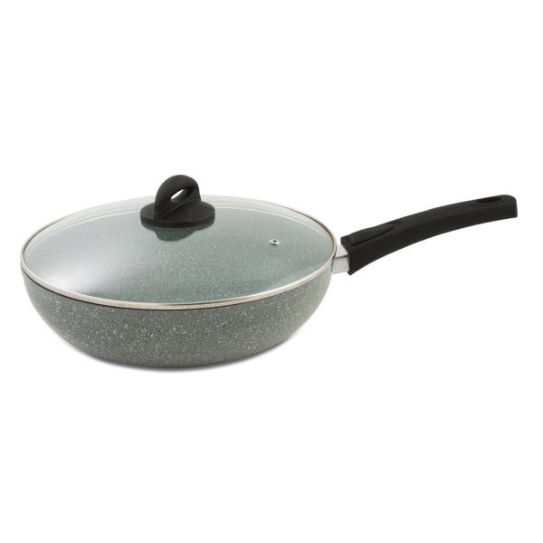 De Gusto Tigaie Wok 30 cm cu mâner detașabil STONITE