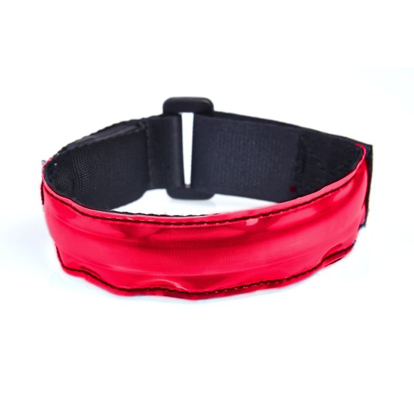 HomeLife Bandă LED reflectorizantă 35 cm - roșie