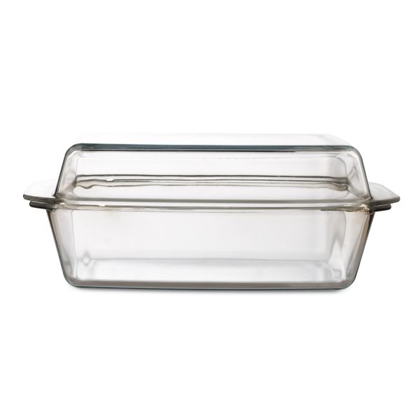 De Gusto Vas din sticlă de copt cu capac 3,5l