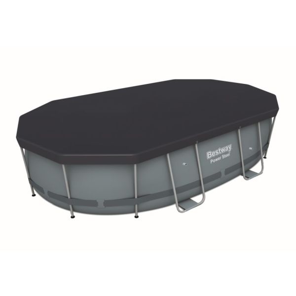 Bestway Prelată pentru piscină Power Steel 4,27 x 2,5 x 1 m