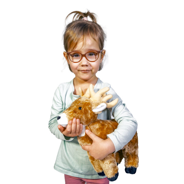 Kids World Cerb de pluș în picioare, 27 cm