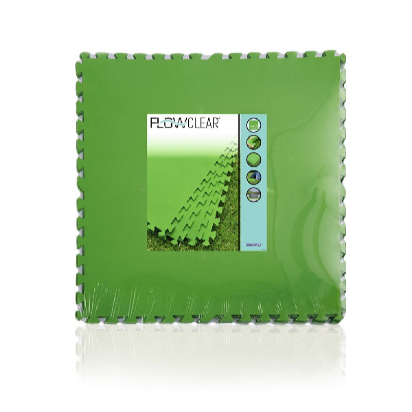 Bestway Covorașe spumă PUZZLE pentru baza piscinei 0,78 x 0,78 m 9 buc