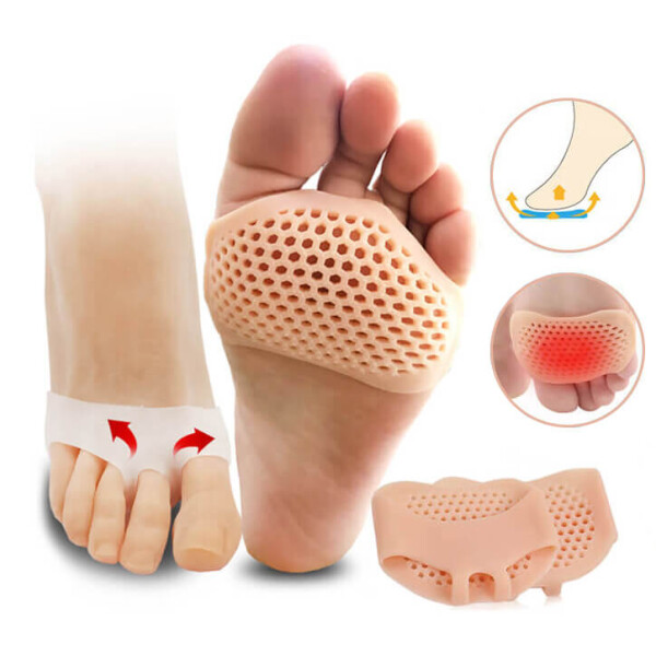 Wellife Pernițe din gel pentru susținerea bolții plantare, culoarea pielii, 1 pereche