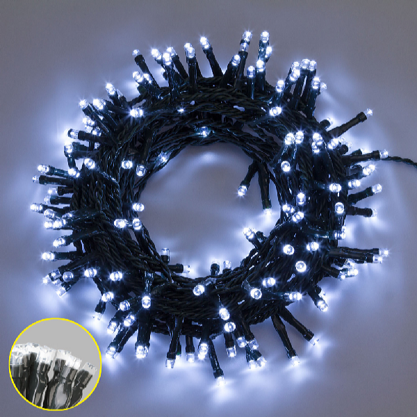 Platinium Instalație de lumină LED 200 diode, 15 m, alb rece