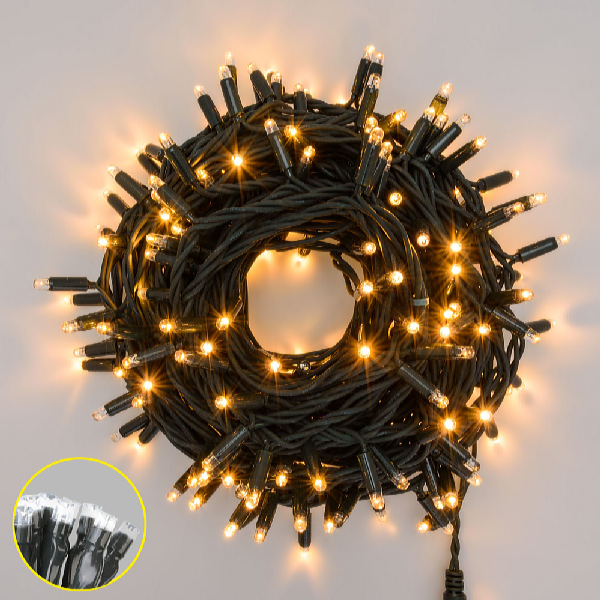 Platinium Instalație de lumină LED 200 diode, 15 m, alb cald