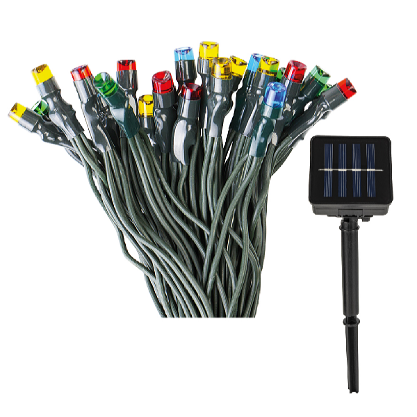 Platinium Instalație de lumină solară LED 100 diode, 10 m, multicolor