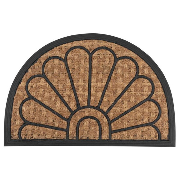 MagicHome Covoraș de intrare Peacock, 40 x 60 cm, cauciuc/nucă de cocos