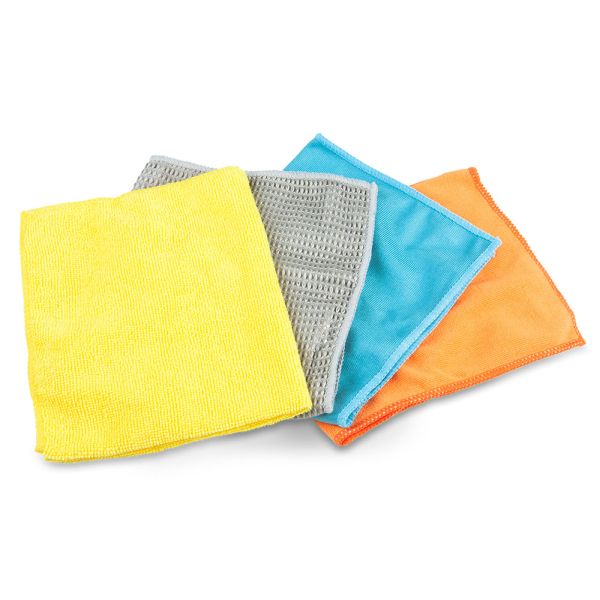MAXXX Lavete din microfibră Set profesional de curățare - 4 bucăți 30x40 cm