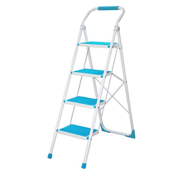 Profi Tools Scară casnică PROFI 4x1 trepte, albastră JZ919-4B