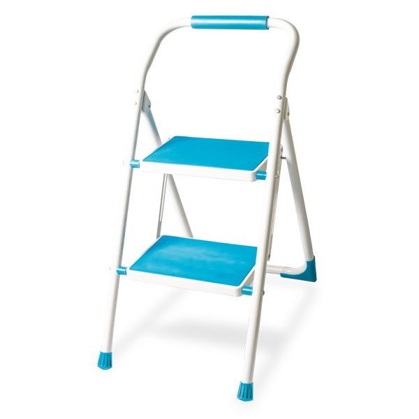 Profi Tools Scară casnică PROFI 2x1 trepte, albastră JZ919-2B