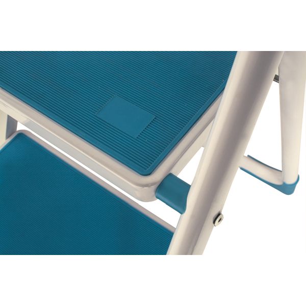 Profi Tools Scară casnică PROFI 2x1 trepte, albastră JZ919-2B