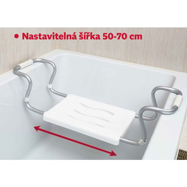 HomeLife Scaun reglabil pentru cadă KV01