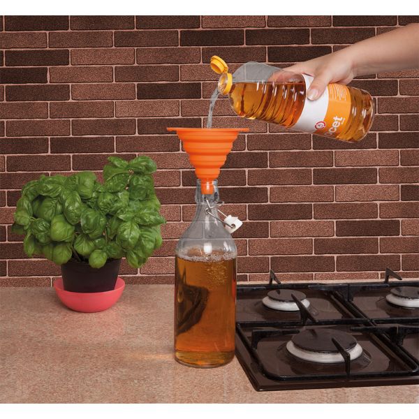 De Gusto Pâlnie pliabilă din silicon 9 cm