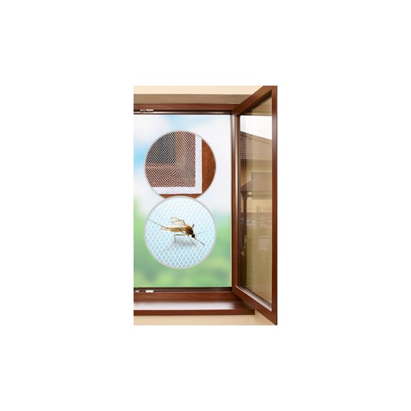 HomeLife Plasă de țânțari pentru fereastră 130x150cm, albă