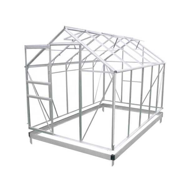 Garden King Seră din policarbonat cu structură metalică 380 x 190 x 195 cm - Partea A