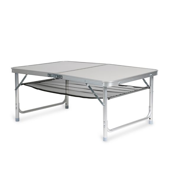 Garden King Masă de camping pliabilă cu plasă de depozitare 90 x 72 x 60 cm