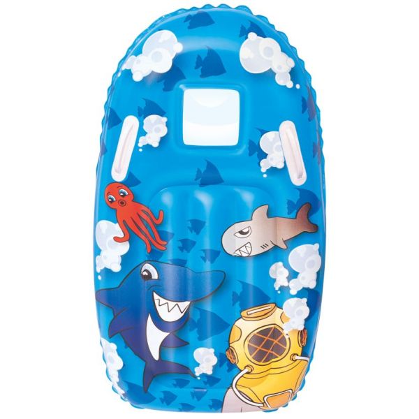 Bestway Placă Surf gonflabil cu mânere Animated 99 x 51 cm albastru